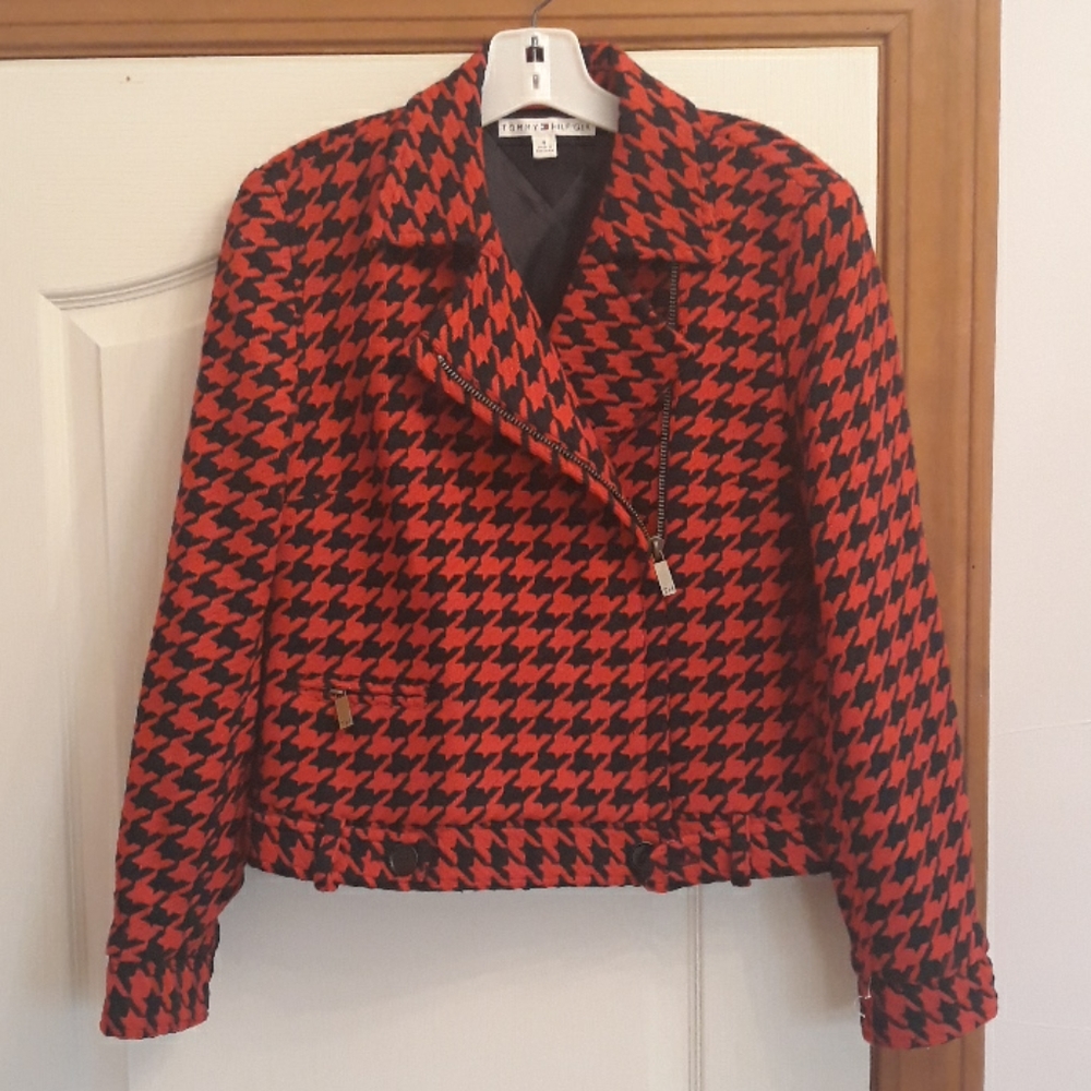Tommy Hilfiger Moto Jacket Size 8